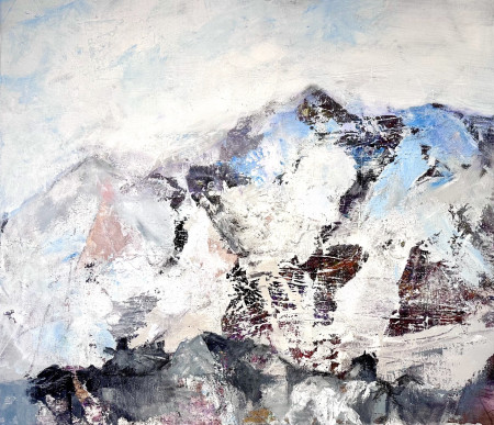 Winterlandschaft, 60 x 70 cm auf Leinwand